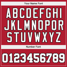 Load image into Gallery viewer, Custom Stitched Red White-Gray Sports Pullover Sweatshirt Hoodie