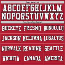 Load image into Gallery viewer, Custom Stitched Red White-Gray Sports Pullover Sweatshirt Hoodie