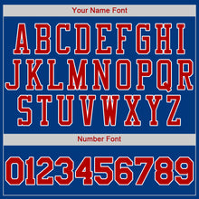 Load image into Gallery viewer, Custom Royal Red-White Authentic Baseball Jersey