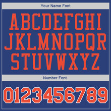 Load image into Gallery viewer, Custom Stitched Royal Orange-White Sports Pullover Sweatshirt Hoodie