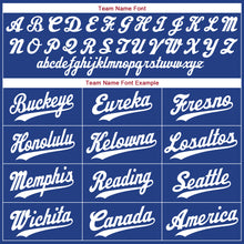 Load image into Gallery viewer, Custom Stitched Royal White-Red Sports Pullover Sweatshirt Hoodie