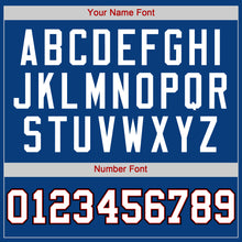 Load image into Gallery viewer, Custom Royal White-Red Authentic Baseball Jersey