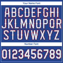 Load image into Gallery viewer, Custom Royal White-Red Performance T-Shirt