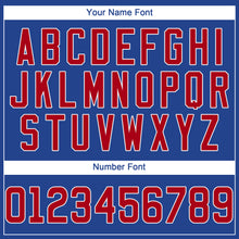 Load image into Gallery viewer, Custom Royal Red-White Performance T-Shirt