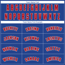 Load image into Gallery viewer, Custom Royal Red-White Performance T-Shirt