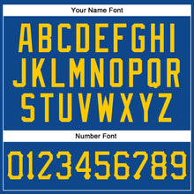 Load image into Gallery viewer, Custom Royal Gold-White Authentic Baseball Jersey