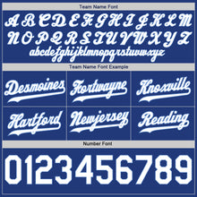 Load image into Gallery viewer, Custom Royal White-Light Blue Authentic Throwback Basketball Shorts