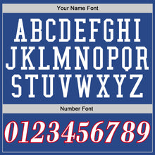 Load image into Gallery viewer, Custom Royal White-Red Authentic Throwback Basketball Jersey