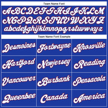 Load image into Gallery viewer, Custom Royal White-Red Authentic Baseball Jersey