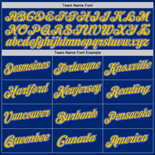 Load image into Gallery viewer, Custom Royal Gold-White Authentic Baseball Jersey