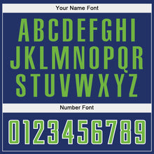 Load image into Gallery viewer, Custom Stitched Royal Neon Green-White Sports Pullover Sweatshirt Hoodie