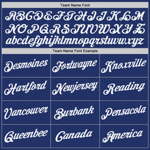 Load image into Gallery viewer, Custom Stitched Royal White Sports Pullover Sweatshirt Hoodie