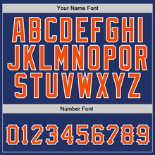 Load image into Gallery viewer, Custom Stitched Royal Orange-White Sports Pullover Sweatshirt Hoodie