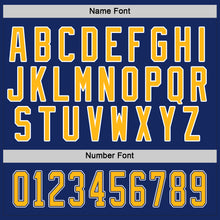 Load image into Gallery viewer, Custom Royal Gold-White Hockey Jersey