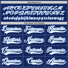 Load image into Gallery viewer, Custom Royal White-Light Blue Hockey Jersey