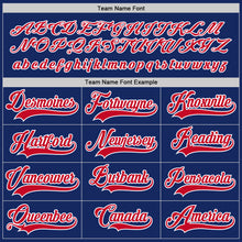 Load image into Gallery viewer, Custom Royal Red-White Hockey Jersey