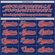 Load image into Gallery viewer, Custom Royal Orange-White Hockey Jersey