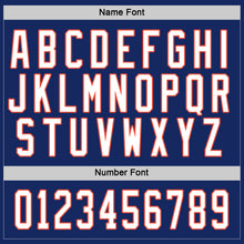 Load image into Gallery viewer, Custom Royal White-Orange Hockey Jersey