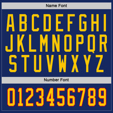 Load image into Gallery viewer, Custom Royal Gold-Red Hockey Jersey