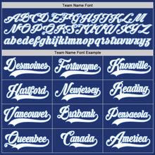 Load image into Gallery viewer, Custom Royal White-Light Blue Authentic Baseball Jersey