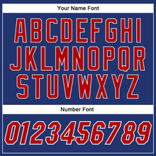 Load image into Gallery viewer, Custom Royal Red-White Authentic Baseball Jersey