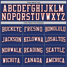 Load image into Gallery viewer, Custom Stitched Royal White-Red Sports Pullover Sweatshirt Hoodie