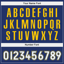 Load image into Gallery viewer, Custom Stitched Royal White-Gold Sports Pullover Sweatshirt Hoodie