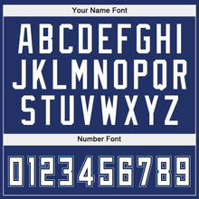 Load image into Gallery viewer, Custom Stitched Royal White-Light Blue Sports Pullover Sweatshirt Hoodie