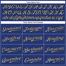 Load image into Gallery viewer, Custom Royal Gray-Black Authentic Baseball Jersey