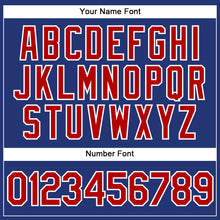 Load image into Gallery viewer, Custom Royal Red-White Authentic Baseball Jersey