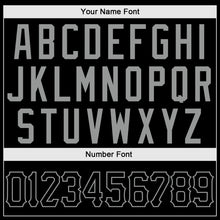 Load image into Gallery viewer, Custom Black Snakeskin Black-Gray 3D Pattern Design Authentic Baseball Jersey