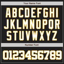 Load image into Gallery viewer, Custom Black White-Red Authentic Split Fashion Baseball Jersey