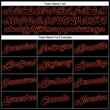 Load image into Gallery viewer, Custom White Black-Orange Authentic Split Fashion Basketball Jersey