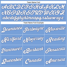 Load image into Gallery viewer, Custom Light Blue Royal-Pink Authentic Split Fashion Basketball Jersey