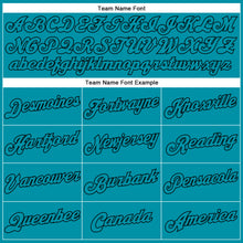 Load image into Gallery viewer, Custom White Teal-Black Authentic Split Fashion Basketball Jersey