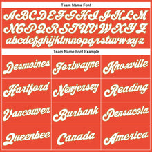 Load image into Gallery viewer, Custom Orange White-Black Authentic Split Fashion Basketball Jersey