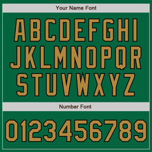 Load image into Gallery viewer, Custom White Old Gold-Black Authentic Split Fashion Baseball Jersey