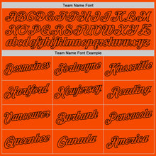 Load image into Gallery viewer, Custom Stitched White Orange-Black Split Fashion Sports Pullover Sweatshirt Hoodie