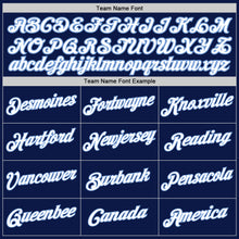 Load image into Gallery viewer, Custom Stitched Gold Light Blue-Navy Split Fashion Sports Pullover Sweatshirt Hoodie