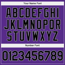 Load image into Gallery viewer, Custom Stitched White Black-Purple Split Fashion Sports Pullover Sweatshirt Hoodie