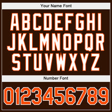 Load image into Gallery viewer, Custom Stitched Gray Orange-Brown Split Fashion Sports Pullover Sweatshirt Hoodie