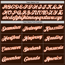 Load image into Gallery viewer, Custom Stitched Gray Orange-Brown Split Fashion Sports Pullover Sweatshirt Hoodie