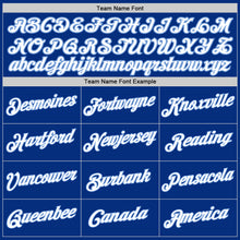 Load image into Gallery viewer, Custom Stitched Gold Light Blue-Royal Split Fashion Sports Pullover Sweatshirt Hoodie