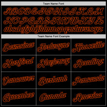 Load image into Gallery viewer, Custom Stitched White Black-Orange Split Fashion Sports Pullover Sweatshirt Hoodie