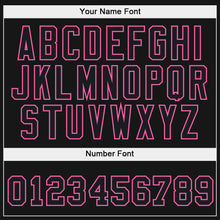 Load image into Gallery viewer, Custom Stitched White Black-Pink Split Fashion Sports Pullover Sweatshirt Hoodie