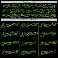 Load image into Gallery viewer, Custom Stitched White Black-Neon Green Split Fashion Sports Pullover Sweatshirt Hoodie