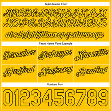 Load image into Gallery viewer, Custom White Gold-Black Authentic Throwback Split Fashion Basketball Shorts