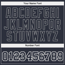 Load image into Gallery viewer, Custom Stitched White Navy Split Fashion Sports Pullover Sweatshirt Hoodie