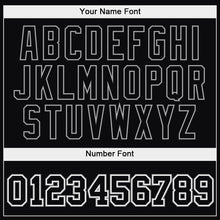 Load image into Gallery viewer, Custom Stitched White Black Split Fashion Sports Pullover Sweatshirt Hoodie