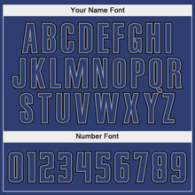 Load image into Gallery viewer, Custom Stitched White Royal-Gray Split Fashion Sports Pullover Sweatshirt Hoodie